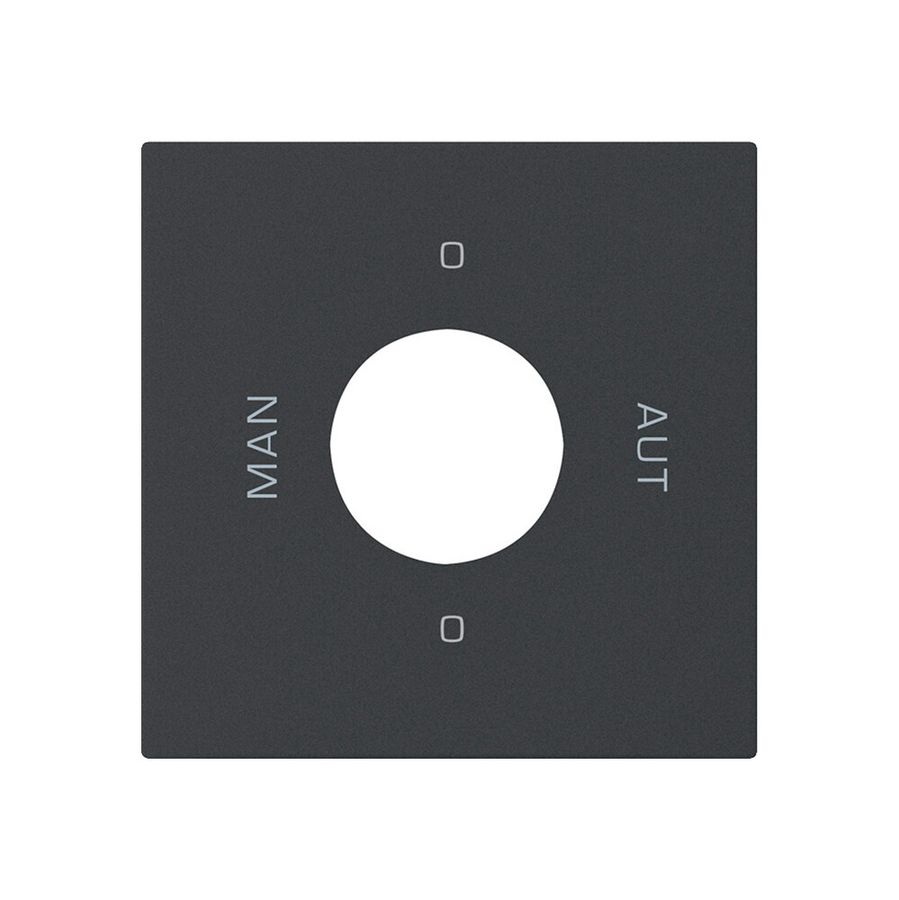 Kit frontale per interruttore chiave S2 60×60 kallysto 0-Man-0-Aut. nero