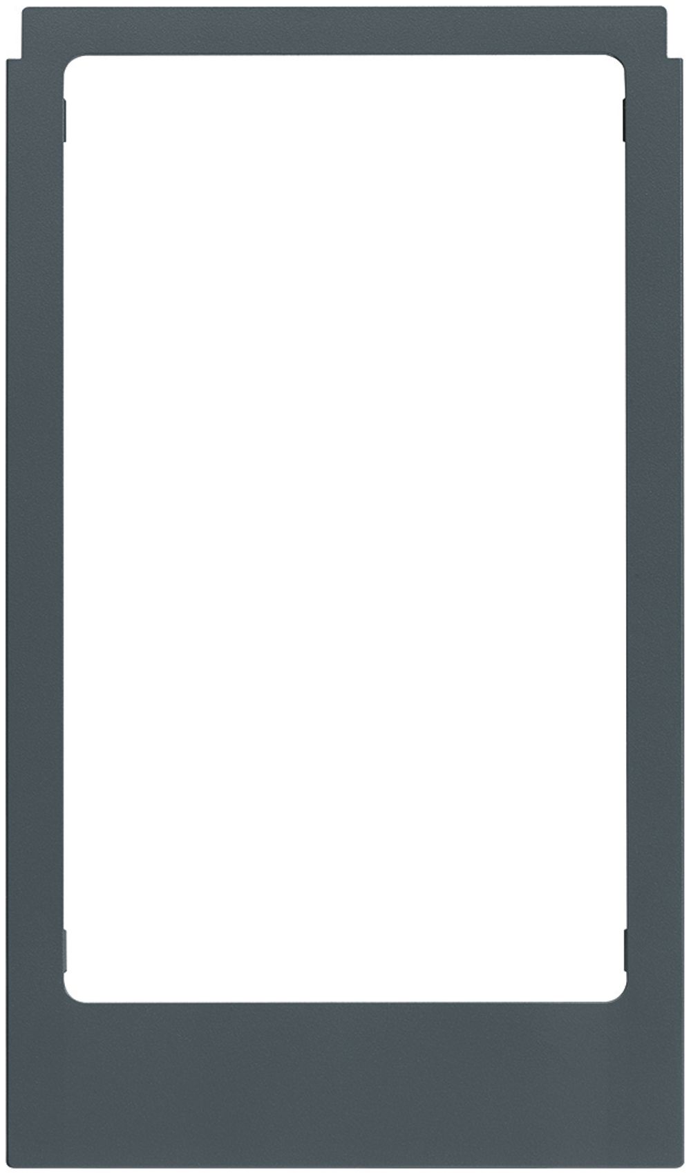Designrahmen Video Hager elcom.touch eckig anthrazit