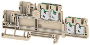 Morsetto di passaggio componibile WM SPGTB 2.5 2T VL 6C/2 2.5mm² 3×2 DIN35 be