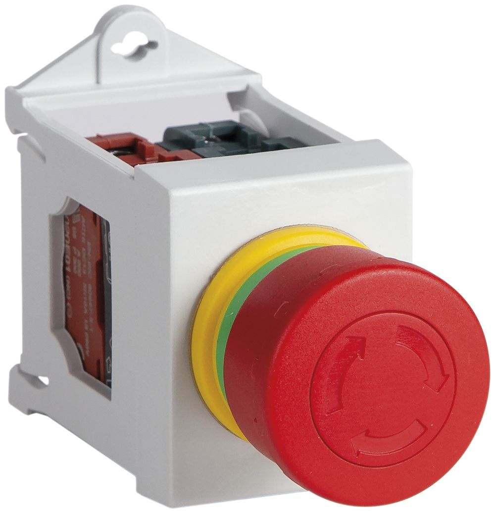 Bouton arrêt d'urgence INC AWAG NA11.VE21