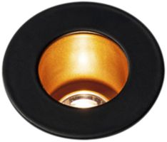 EB-LED-Deckenleuchte SLV TRITON MINI, 1.2W 350mA 3000K 70lm IP20 schwarz/gold