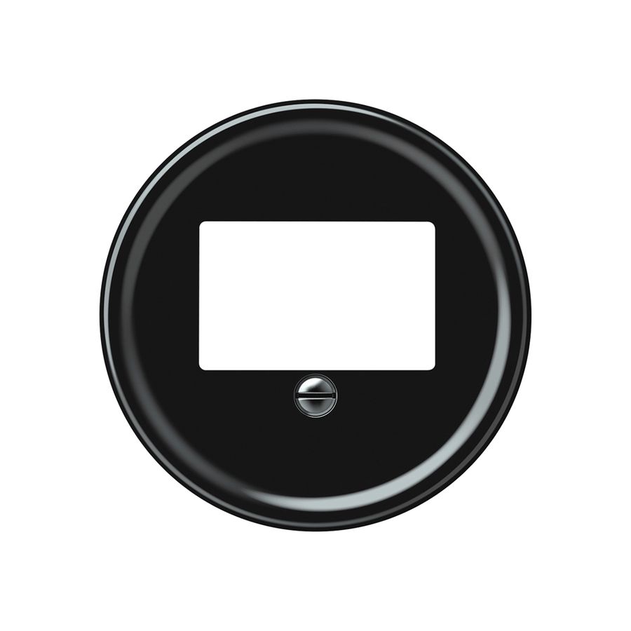 Frontset origin 1×TT83-, DSL-, oder RJ45-Dose schwarz