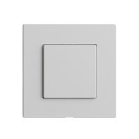 Druckschalter 1K/1T Edue Wiser hellgrau