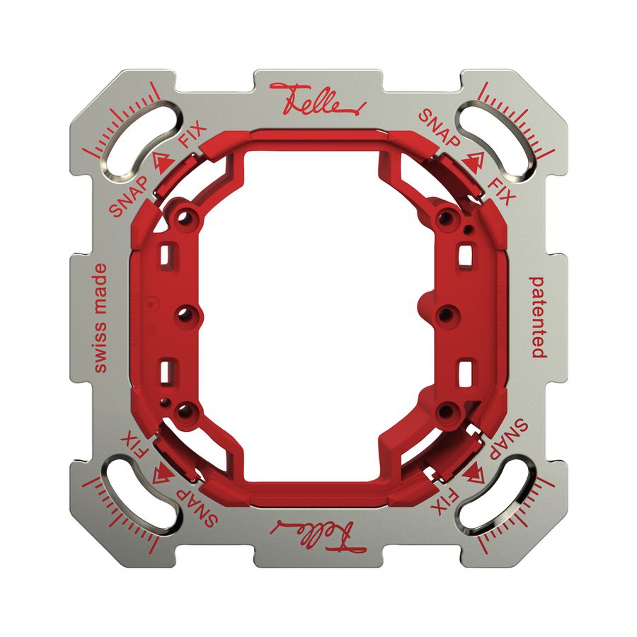UP-Montageaufnahme Feller für Taster KNX SNAPFIX® mit Befestigungsplatte