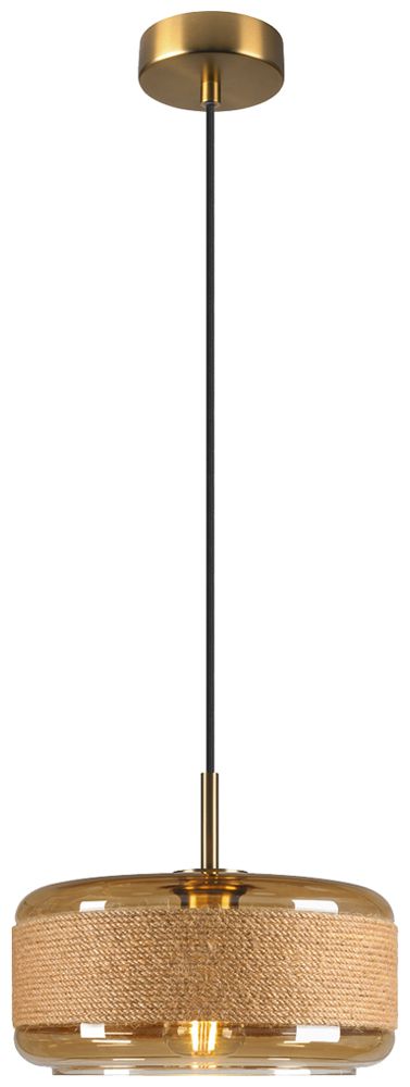 Lampada sospesa SLV PANTILO E27 1×0…15W Ø270mm oro