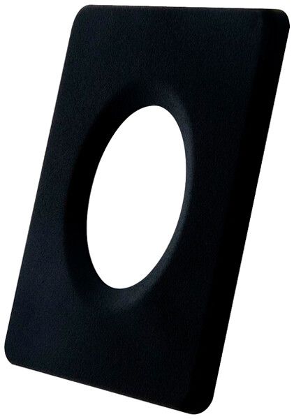 Zierring DOTLUX für MULTISCREW eckig schwarz matt