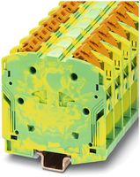 Borne de protection 25…95mm² Push-In vert/jaune