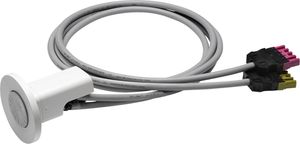 EB-Präsenzmelder Niko P48MR 360° Master DALI 12…13m IP20 mit 2×Kabel weiss