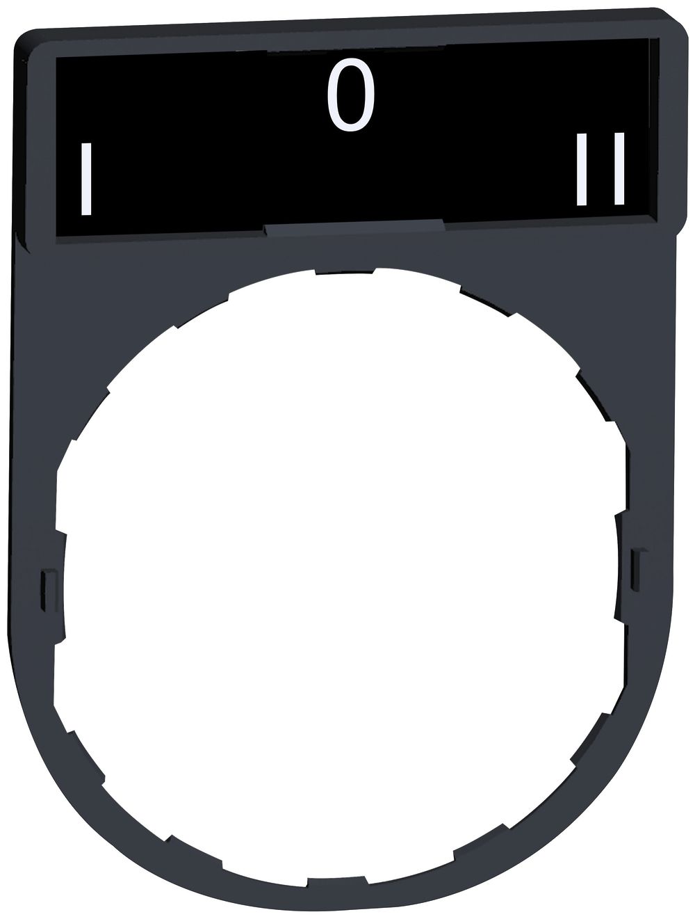 Plaquette Schneider Electric I-O-II