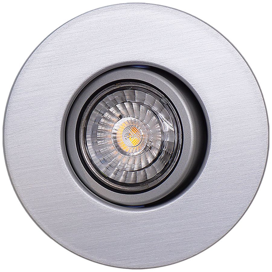 EB-LED-Leuchte Rondo Vari GU10 7W 230V ohne Leuchtmittel, alu