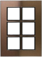 Abdeckrahmen ATO 2×3 Modul, pink champagne brushed