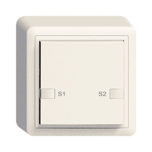 Poussoir AP ZEP scène 1c/1t station sec.EDIZIOdue blanc