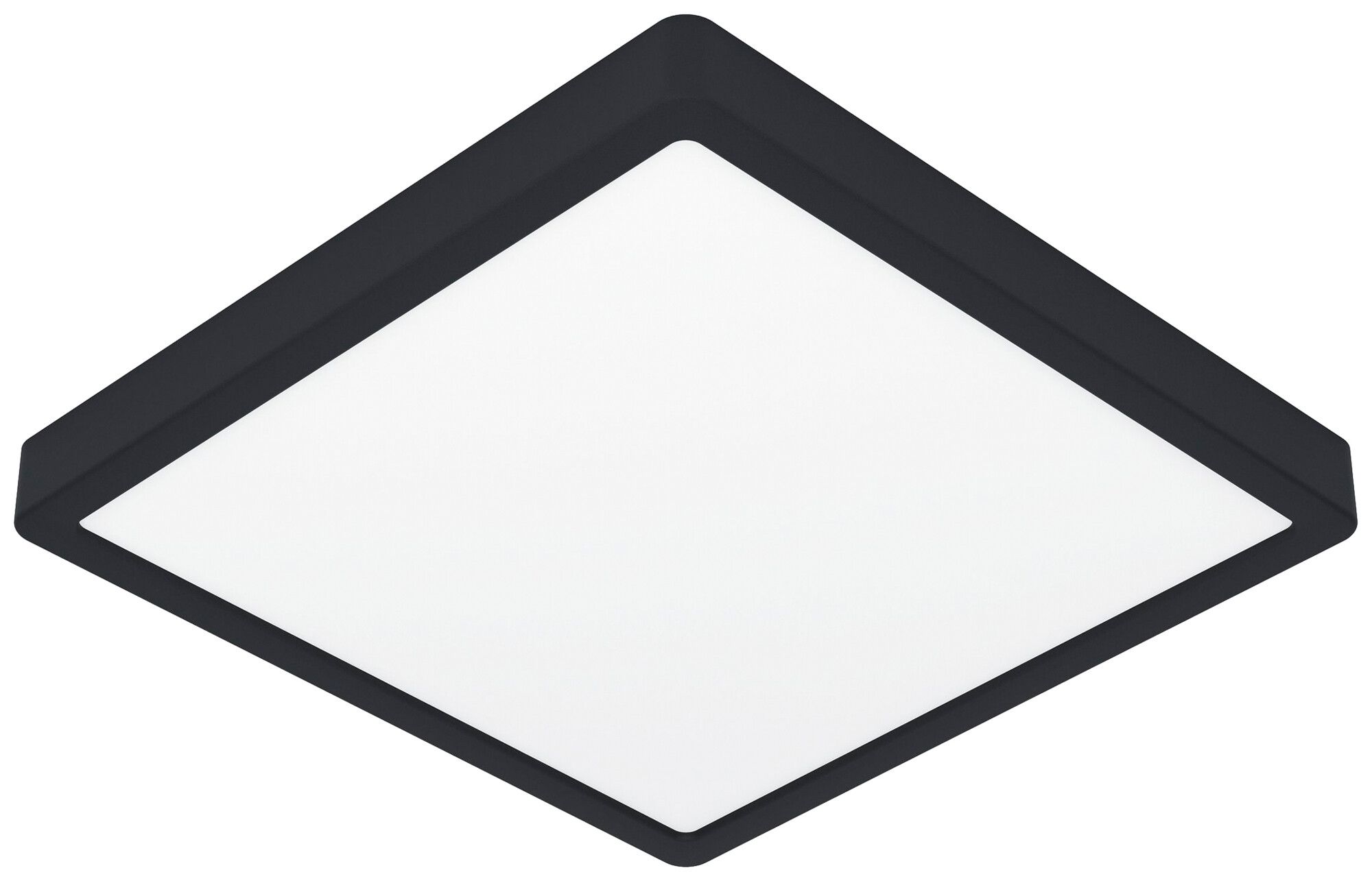 Plafonnier LED Eglo FUEVA 21W 0…2700lm 2700…6500K IP44 VAR 390×25mm noir
