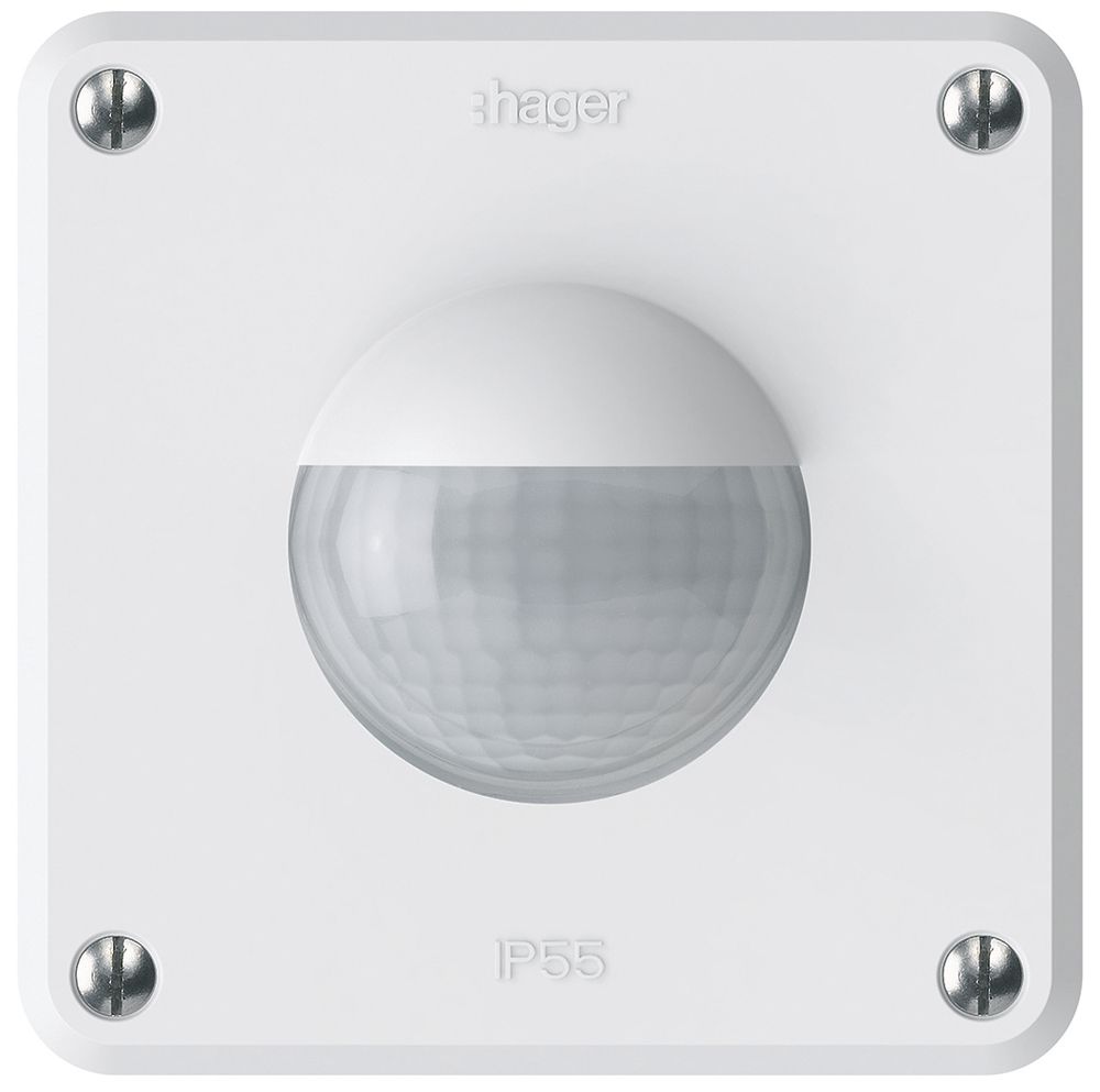 Bewegungsmelder Hager robusto IP55 A 3-Draht weiss