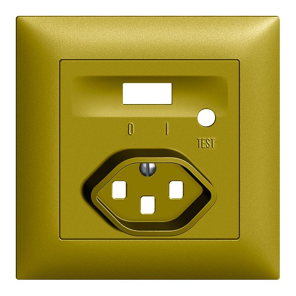 Kit frontale EDIZIOdue per presa FI olive