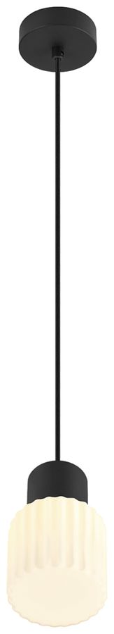 Pendelleuchte SLV VARYT E14 1×6W DIM Ø76×80mm schwarz