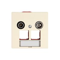 Multimediadose TV-R EDIZIO.liv SNAPFIX® EASYNET f.2×RJ45 S-One 4dB cr