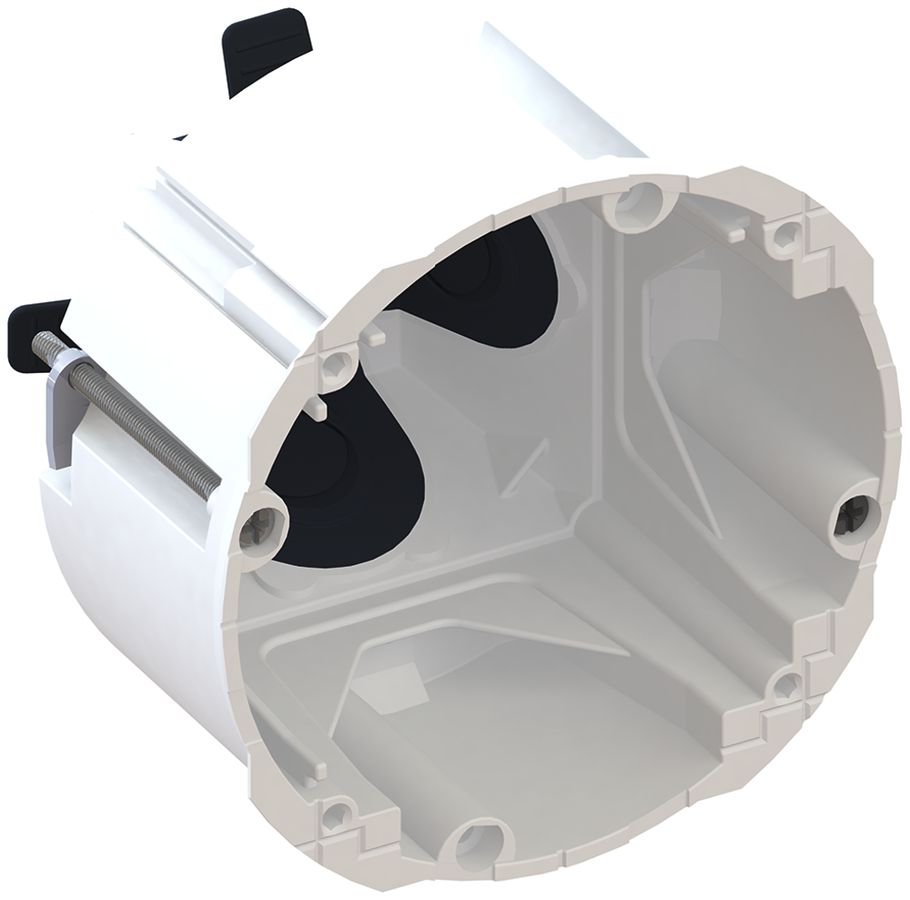 Hohlwanddose AGRO Quickbox ECON Pro, 1×1 Ø83mm luftdicht weiss