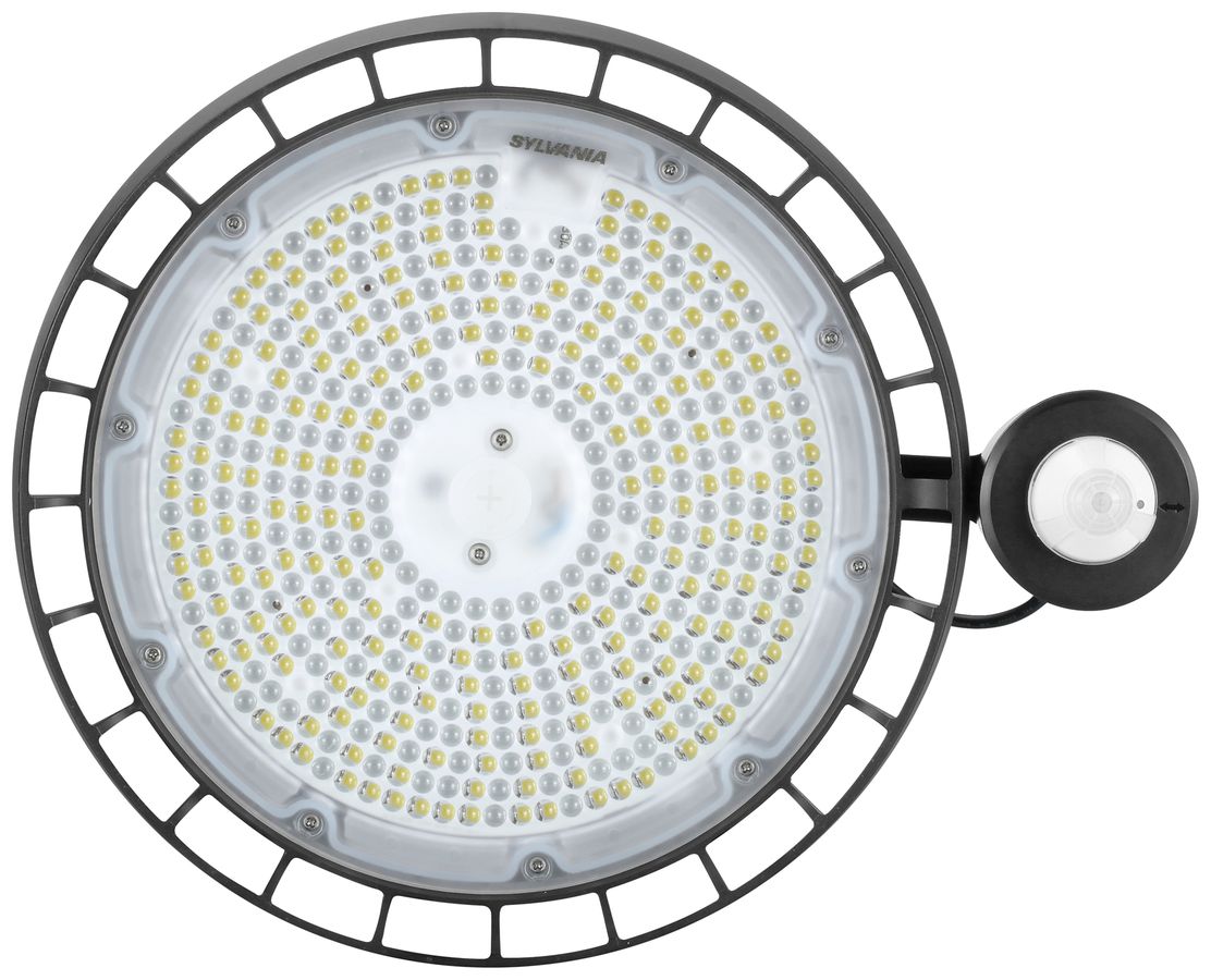 Proiettore capannone LED Sylvania Granit 80W 13000lm 840 IP54 85° REG PIR Ø298