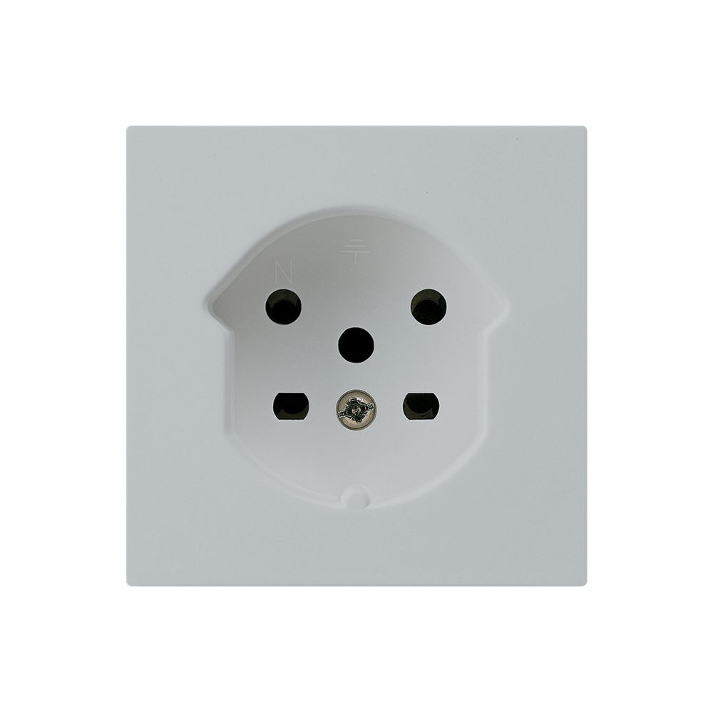 Prise HA kallysto type 15 avec bornes enfichables gris clair