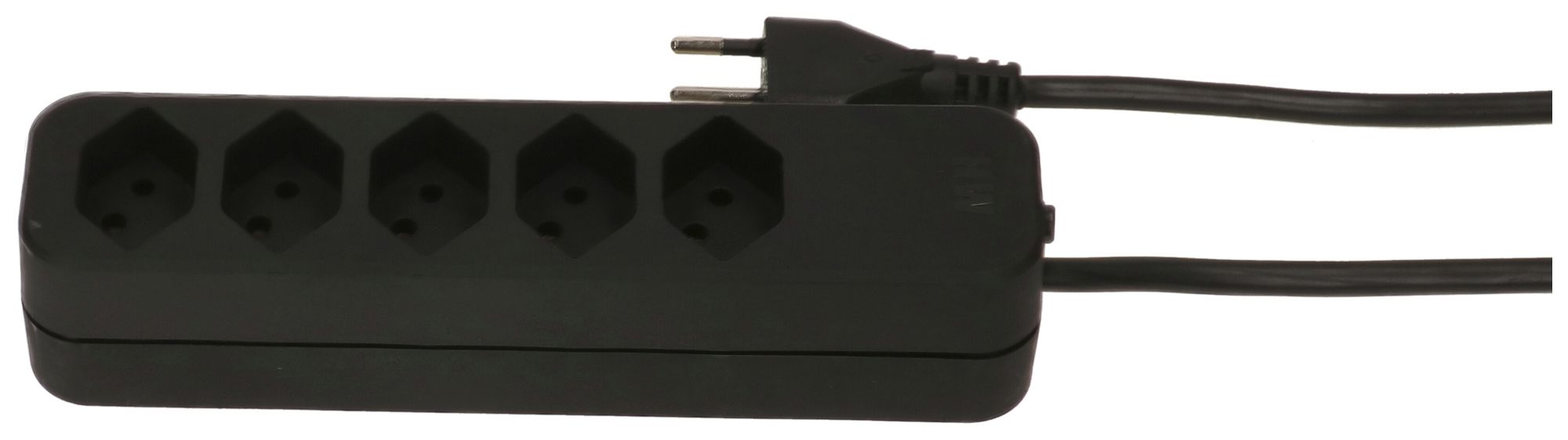 Prise multiple MAX HAURI Swiss-Line 3m 5×T13 noir 2×aimant