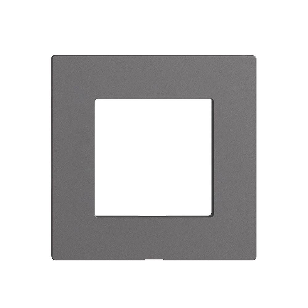 Placca frontale Edue Wiser p.kit d.copertura, s.iscrizione, IP20, 60×60mm, grs