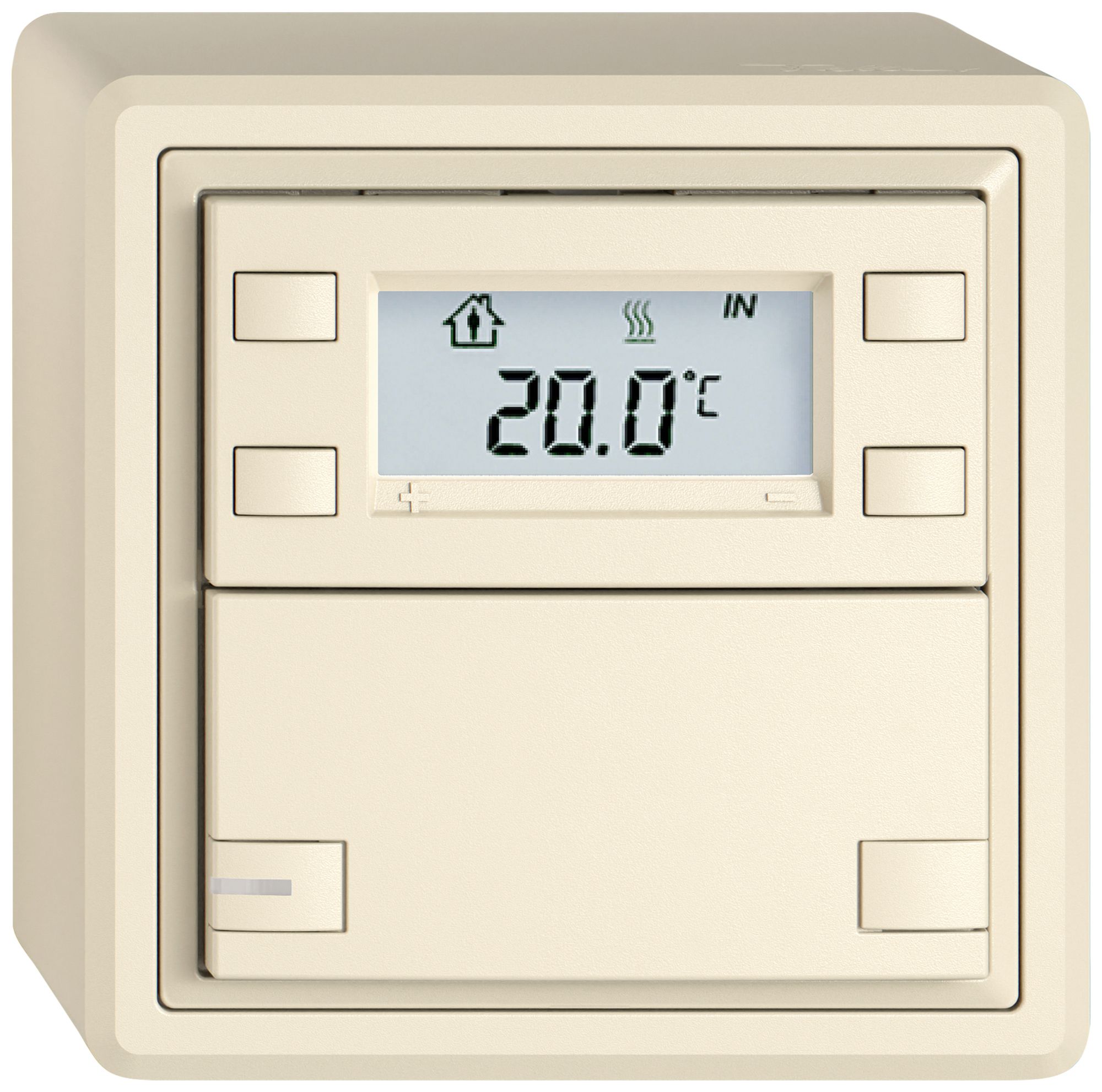 AP-RTH-Taster EDIZIO.liv SNAPFIX® m.RGB-LED 1×Taste 2-Tbed.cr