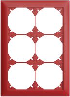 Abdeckrahmen EDIZIOdue 2×3 berry