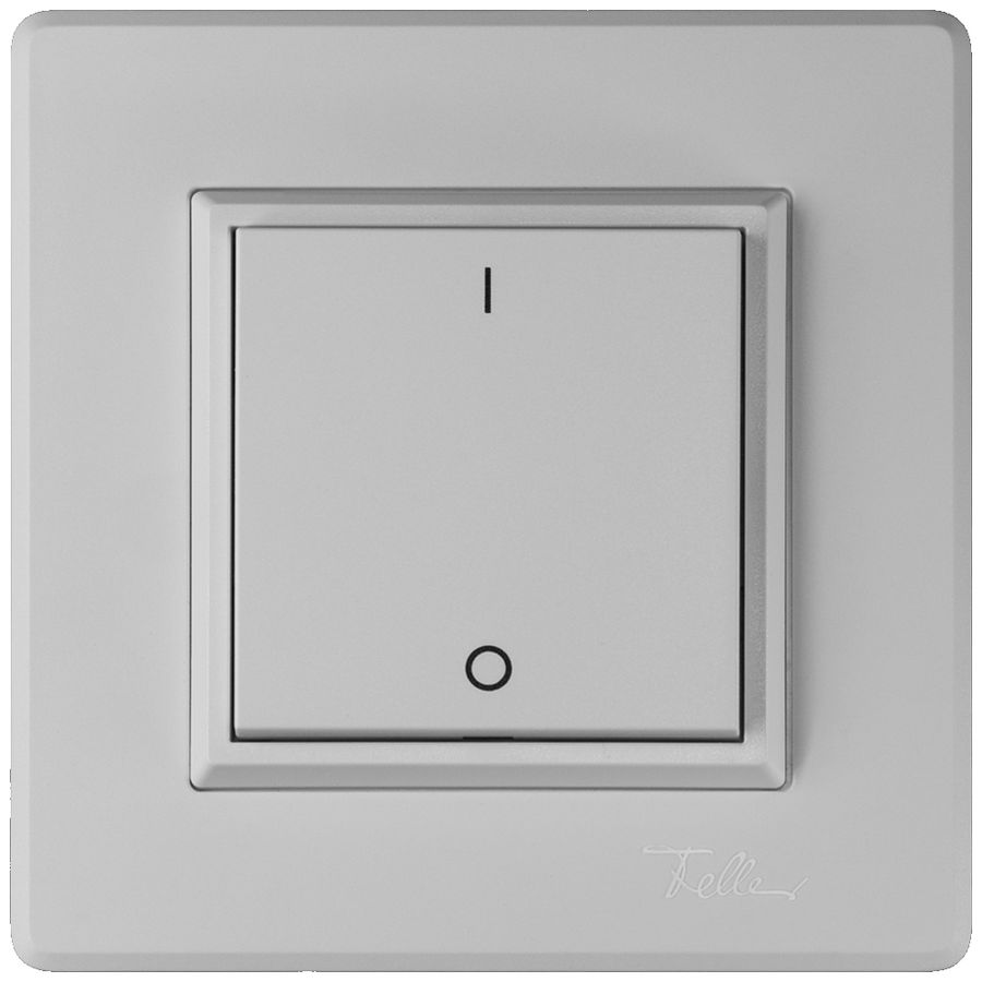 AP-Funktaster ALADIN EnOcean EDIZIO.liv 2K/1T I/O batterielos hellgrau