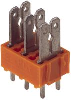 Leiterplattenklemme Weidmüller PCF 5.00 4L 180° Lötstift 3.5mm Flachstecker