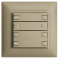 Pulsante KNX RGB INC EDUE FMI, 250mW, c.LED RGB, 8×pulsante, com.1×tasto, sa