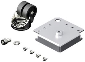 Modulo a rulli Rittal VX 5301.515 per VX ≤200kg 58mm grigio 4pz