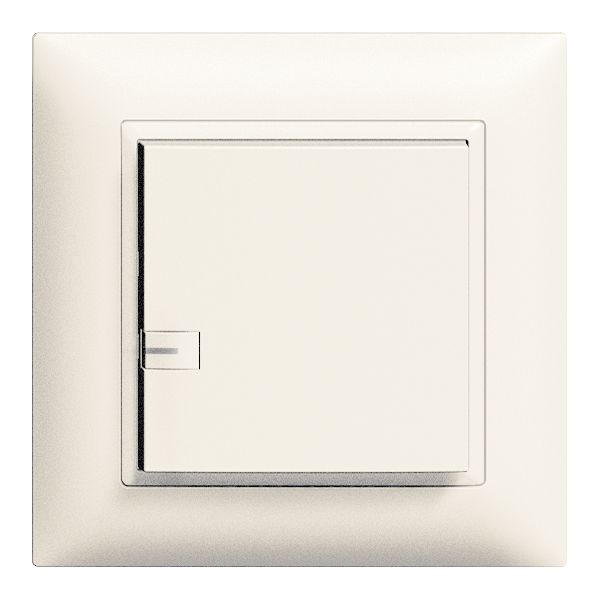 Poussoir ENC ZEP OFF 1c/1t station centr. avec LED EDIZIOdue blanc