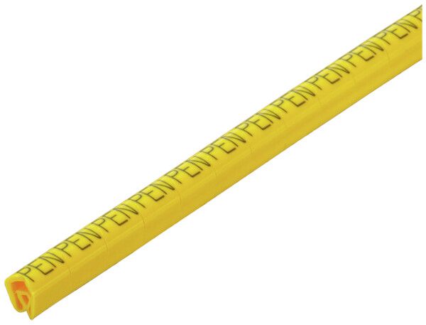 Leitermarkierer Weidmüller CLI C CD für Ø4…10mm 9×7mm Aufdruck: PEN gelb