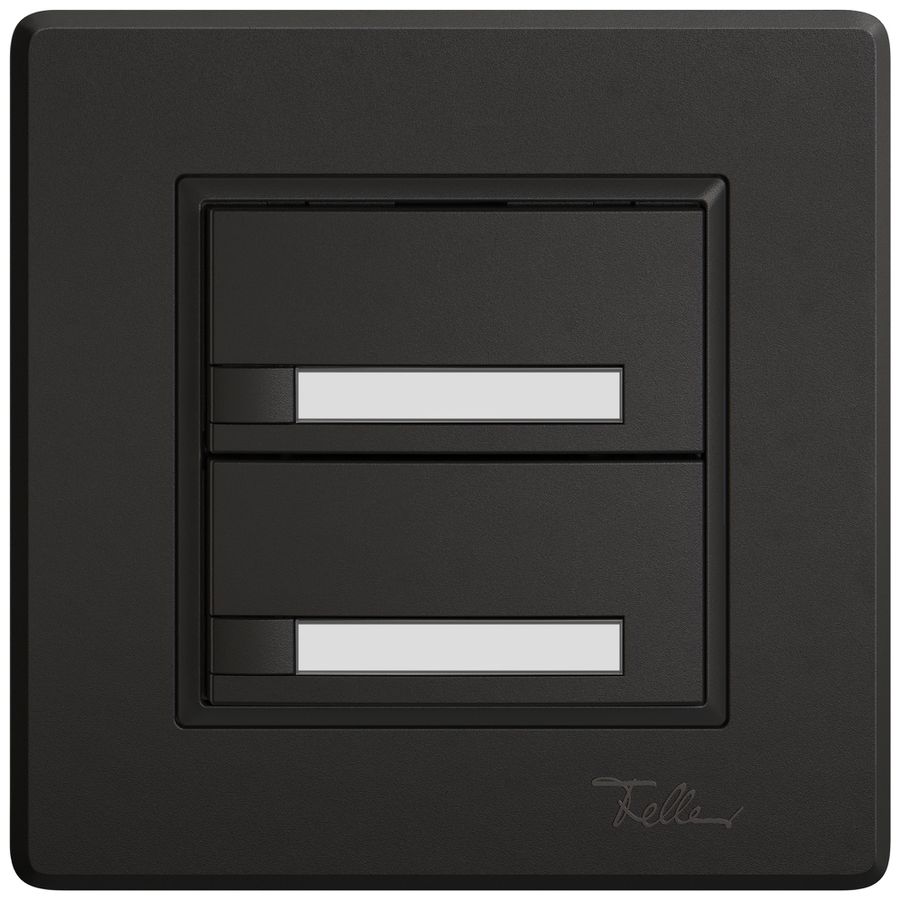 Pulsante universale INC EDIZIO.liv UNI SNAPFIX® s.LED 2× com.1T targ.ne