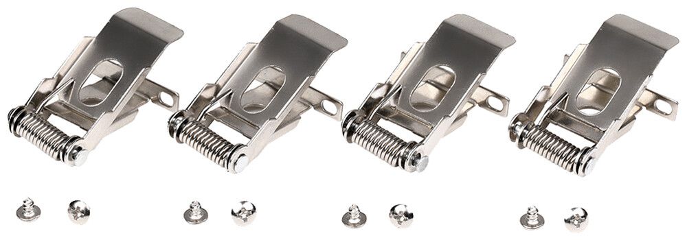 Montageklammer-Set ESYLUX JUNA 45×35×31mm Aluminium transparent