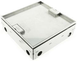 Scatola da suolo Woertz WAK Cr 200×200×75mm altezza fondo 75…100mm con bordo