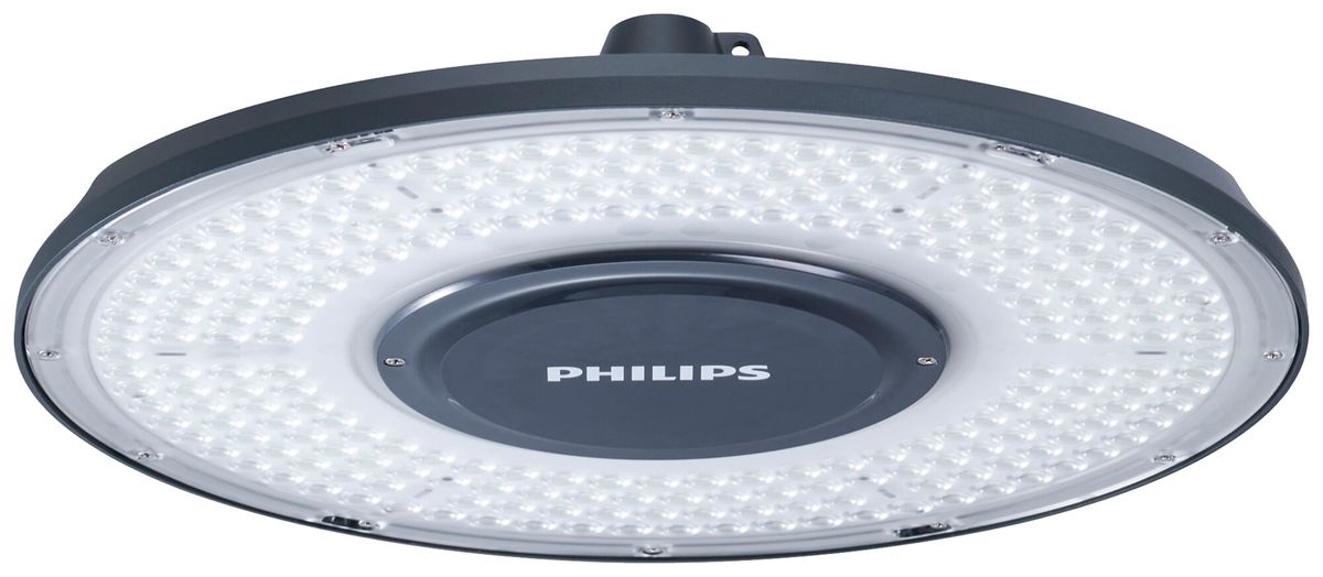 LED-Hallenstrahler Philips CoreLine 51W 10000lm 4000K IP66 VWB Ø350 grau
