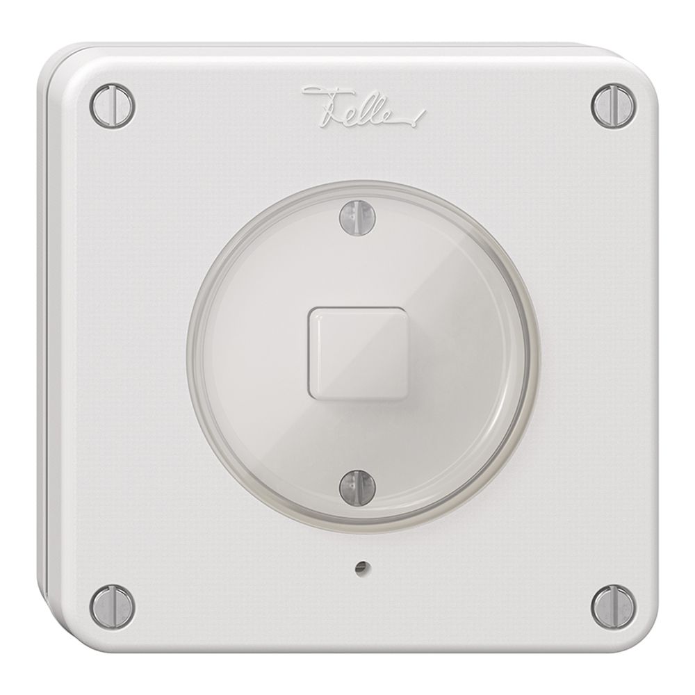 UP-Druckschalter 1K/1T NEVO Wiser weiss