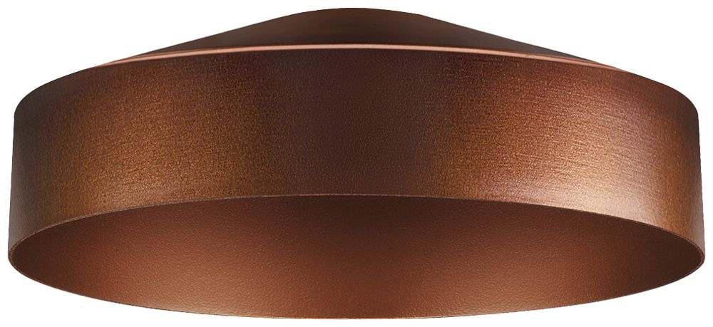 Abat-jour SLV LALU TETRA acier Ø140×49mm bronze à teinte unie