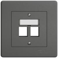 Kit de montage ENC EDIZIO.liv Keystone SNAPFIX® droit 2× grf