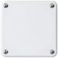 UP-Blindabdeckung robusto IP55 weiss mit Montageplatte