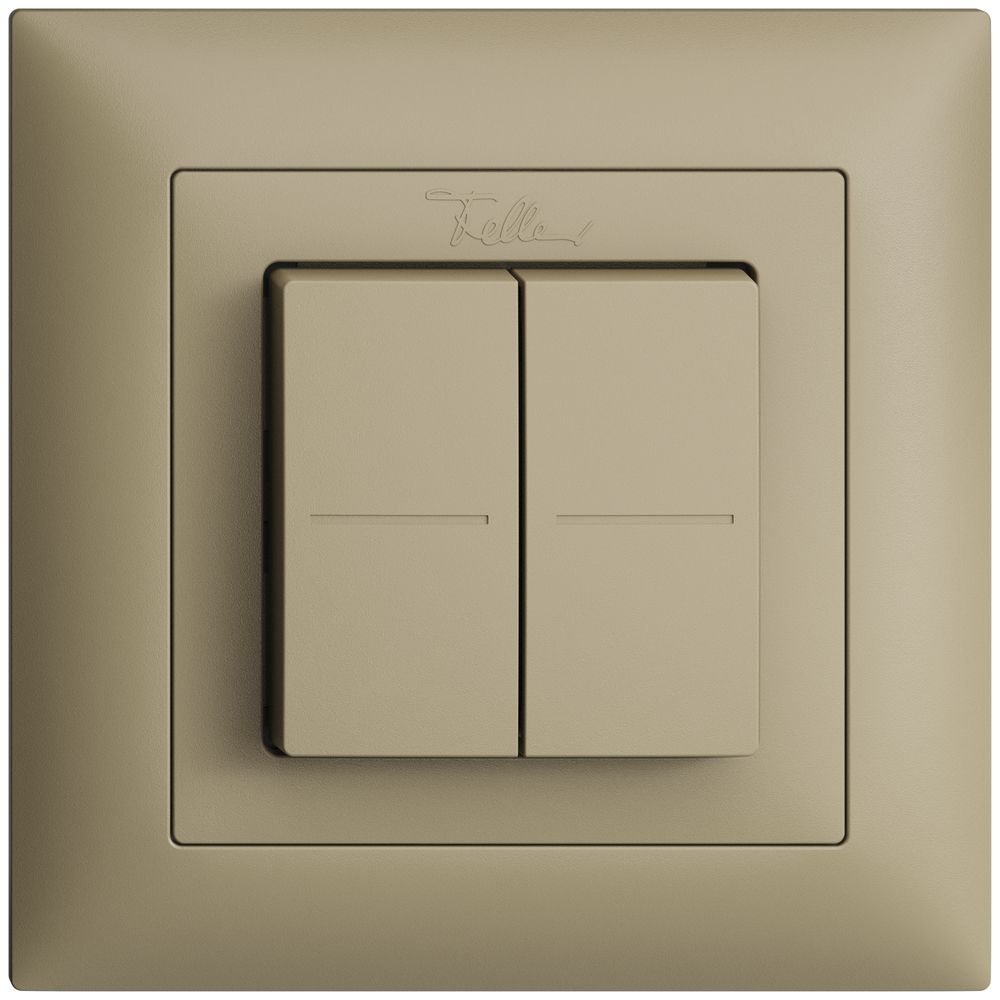 Funktaster Smart Light Control Feller EDIZIOdue FMI, Philips Hue 4K/2T, sand