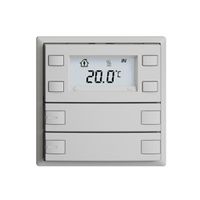 UP-RTH-Taster KNX 2-fach EDIZIOdue F hellgrau, mit LED RGB