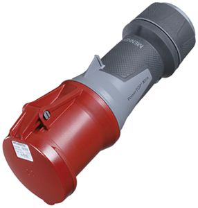 Presa mobile PowerTOP Xtra CEE 63A 3L+N+PE 400V 6h rosso Ø101×264mm IP44