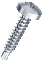 Vite a lamiera 3.9×19mm testa bomb.zinc.Phillips, DIN 7504 N