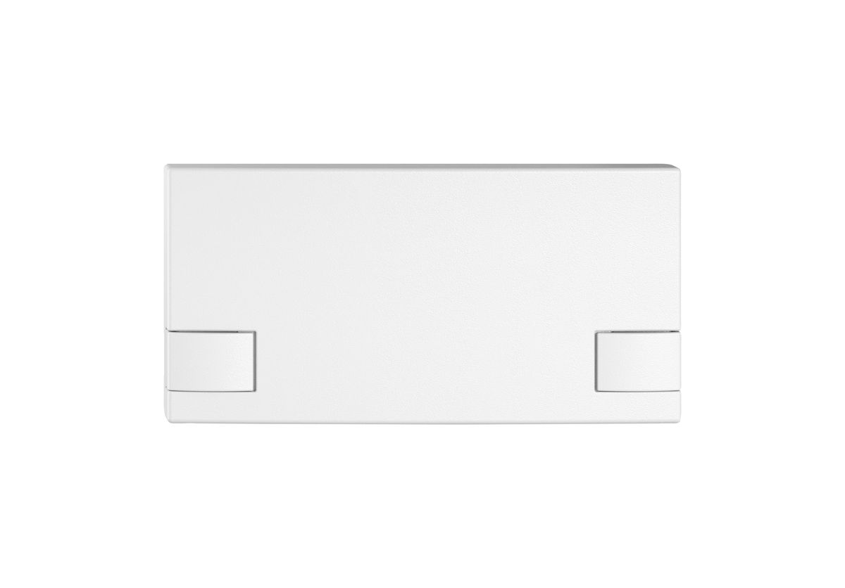 Poussoir 1/2 EDIZIO.liv KNX et UNI a.SNAPFIX® sans LED commande à 2 touches bc