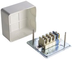 AP-Abzweigdose Woertz leer 115×115×58mm weiss