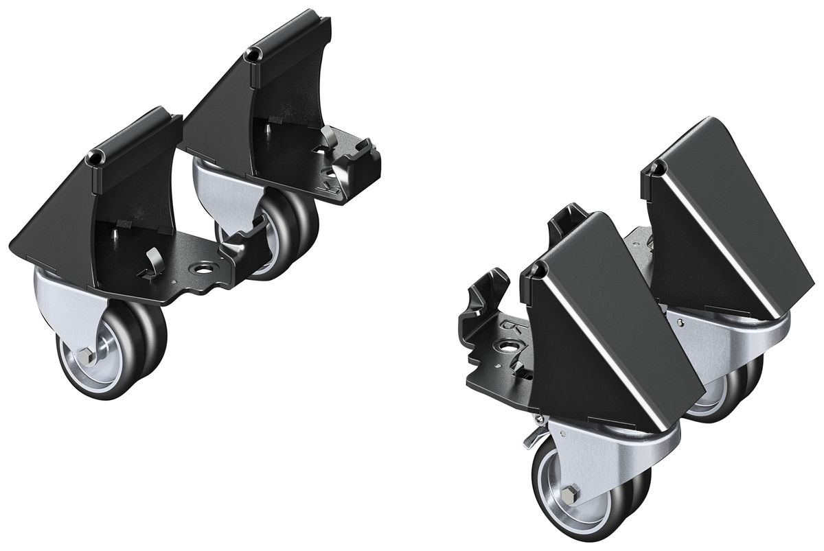 Roulette de transport Rittal VX 8660.110 100mm noir, jeu de 4pcs (2+2)