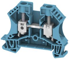 Morsetto di passaggio componibile 1.5…16mm² 57A 1000V TH35/G32 blu